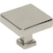 Jeffrey Alexander Nash 1-3/8" Diameter Square Knob 229NI - alternate 1