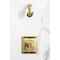 Kingston Brass Single-Handle Pressure Balanced Shower Faucet, Brushed Brass KB8657CQLSO - alternate 2