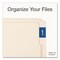 Pendaflex Manila End Tab Folders, 1/3-Cut Tabs: Assorted, Letter Size, 0.75" Expansion, Manila, 100PK 1007001 - alternate 2