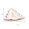 Homeroots Set of Two Red And White Ceramic Tree Shaped Christmas Serving Trays 634494 - alternate 2