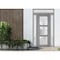 Vdomdoors Front Exterior Prehung FiberGlass Door Frosted Glass / Manux 8552 Grey Ash / 2 Sidelight and Transo MANUX8552EXD-SS-W16+36+16 x H80+14-RH - alternate 3