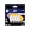 Current Decorative LED Light Bulbs, Frosted, 2.5-Watts, 200 Lumens, 4PK 37396 - alternate 3