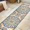 Jonathan Y Flora Abstract Bold Mandala High-Low Red/Blue/Yellow 2 ft. x 8 ft. Indoor/Outdoor Runner Rug AMC112A-28 - alternate 4
