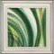 Homeroots Modern Abstract Green Curvy Leaves Silver Framed Wall Art 654102 - alternate 4