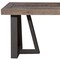 Homeroots 75" Natural and Black Distressed Solid Wood Dining Bench 524060 - alternate 2