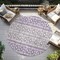 Homeroots 8' Purple Lavender And Ivory Round Geometric Washable Indoor Outdoor Area Rug 613869 - alternate 4
