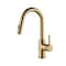 Kibi Circular Single Handle Pull Down Kitchen & Bar Sink Faucet KKF2011BB - alternate 1