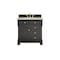 James Martin Vanities Brookfield 36" Single Vanity, Black Onyx, w/ 3 CM Tajnar Eclos Top 547-V36-BKO-3TJR - alternate 1