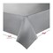 Smarty Had A Party 54 x 108 Silver Rectangular Disposable Plastic Tablecloths 96 Tablecloths, 96PK 813270-SV-CASE - alternate 5