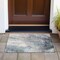 Homeroots 2' X 3' Ivory Abstract Washable Non Skid Indoor Outdoor Area Rug 559577 - alternate 2