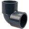 Nibco 4507 6 Socket 90 Elbow PVC 80 CA06950 - alternate 1