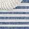 Jonathan Y Sukie Modern Offset Stripe Blue/Ivory 3 ft. x 5 ft. Indoor/Outdoor Area Rug SMB133D-3 - alternate 4