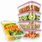 Nutrichef 10-Piece Glass Food Containers NCCLX5R9 - alternate 1