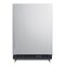 Summit Commercial 24in Wide Built-In Mini Reach-In Beverage Center with Dolly SCR610BLSDRI - alternate 1