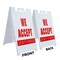 Signmission We Accept Debit Cards, A-Frame & 2 Decals Installed, Heavy-Duty Plastic Frame SBHD-D-2436-We Accept Debit Cards - alternate 2