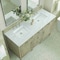 James Martin Vanities Lorelai 60in Double Vanity, Whitewashed Oak w/ 3 CM Ethereal Noctis Silestone Top 424-V60D-WWO-FENC - alternate 3
