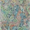Homeroots 9' X 12' Orange And Teal Blue Abstract Washable Indoor Outdoor Area Rug 588460 - alternate 3