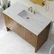 James Martin Vanities Hudson 48" Single Vanity, Honey Oak w/ 3 CM Ethereal Noctis Silestone Top 435-V48-HNO-3ENC - alternate 3