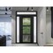 Vdomdoors Front Exterior Prehung FiberGlass Door Clear Glass See-through / Manux 8555 Matte Black Clear Glass MANUX8555EXD-BLK-W16+36+16 x H80+14-RH - alternate 3