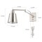 Jonathan Y Cary 5.75" Iron Contemporary Swing Arm LED Wall Sconce, Nickel JYL7576B - alternate 2