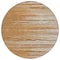 Homeroots 8' Brown Copper And Ivory Round Striped Washable Indoor Outdoor Area Rug 597279 - alternate 2
