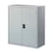 Hirsh Storage Cabinet, 42 in H, 36 in W, 18 in D, Recessed Twist, Keyed, Light Gray, 2 Shelves 22003 - alternate 4
