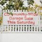 Signmission Community Wide Garage Sale this Saturday, 18 Inch x 48 Inch, Vinyl Banner B-30522 - alternate 3