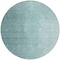 Homeroots 8' Teal Blue And Aqua Round Abstract Washable Indoor Outdoor Area Rug 588234 - alternate 5