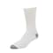 Railroad Sock Mens Crew Socks, 85% Cotton, 15% Nylon, White/Grey, 6-12 M, 6 PK 6090 - alternate 2