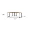Homeroots 71" Natural and Black Wood and Metal L Shape Writing Desk 543803 - alternate 3