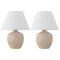 Jonathan Y Myron 18 in. Minimalist Scandinavian Concrete Effect Resin/Iron LED Table Lamp, Cream, 2PK JYL5606C-SET2 - alternate 3