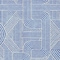 Homeroots 5' X 8' Blue And Ivory Abstract Washable Indoor Outdoor Area Rug 594918 - alternate 4