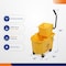 4Dock Mop Bucket/Wringer, Side Press, 38 Quart BW002 - alternate 3