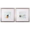 Homeroots Set Of Two Bay View Mornin Silver Framed Print Wall Art, 2PK 484213 - alternate 1