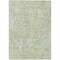 Homeroots 8' X 10' Artichoke Green And Fern Green Abstract Washable Indoor Outdoor Area Rug 588465 - alternate 3