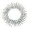 Homeroots 21" Silver Tinsel Faux Pine Christmas Artificial Wreath 634621 - alternate 1