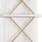 Homeroots 4" White Wood Entertainment Organizer 661175 - alternate 3