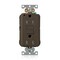 Leviton Lev-Lok GFCI 15A TR Ind Gr PI Brown MGFT1 - alternate 2