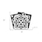Homeroots 8" X 8" The Night Sky Mosaic Peel And Stick Removable Tiles 390662 - alternate 3