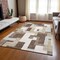 Homeroots 5' X 8' Brown Ivory And Taupe Geometric Washable Indoor Outdoor Area Rug 613200 - alternate 5