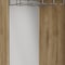 Homeroots 18in Light Brown Wood Corner Bar Cabinet With Two Doors 520578 - alternate 3