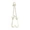 Mytee Products 5/16 inx3 ft Leg G70 V-Chain Bridle Tow w/ 15 in J Hook T-J Grab Hooks 4700 # WLL, 2PK CH5163V-J-TJ-GHx2 - alternate 3
