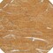 Homeroots 8' Copper Brown And Ivory Round Abstract Washable Indoor Outdoor Area Rug 601088 - alternate 3