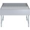 Amgood 48 in. x 18 in. Stainless Steel Underbar Drainboard AMG UD-1848-Z - alternate 3