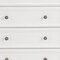 Homeroots 32" White Wood Accent Cabinet With Five Drawers 716329 - alternate 2