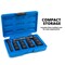Neiko Lug Nut Socket Set, 0.5 in Impact Thin Wall Flip Socket, 5 in Extension & Knockout Bar 02290B - alternate 4