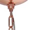 Homeroots Rose Gold Chandelier Iron Ceiling Light With Clear Shades 651694 - alternate 3