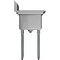 Amgood 38 in. x 22 in. Stainless Steel One Compartment Sink with 16 in. x 14 in. Bowl and Dual 12 in. Drainboards AMG SINK S1C-141611-12LR-NF-Z - alternate 1