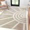 Jonathan Y Aelius MidCentury Scandinavian Abstract Sun Two-Tone High-Low Beige/Cream 3 ft. x 5 ft. Area Rug SND101A-3 - alternate 2