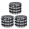 Carson Dellosa Black Gingham Rolled Scalloped Borders, 65 Feet Per Roll, 3PK 108507 - alternate 1